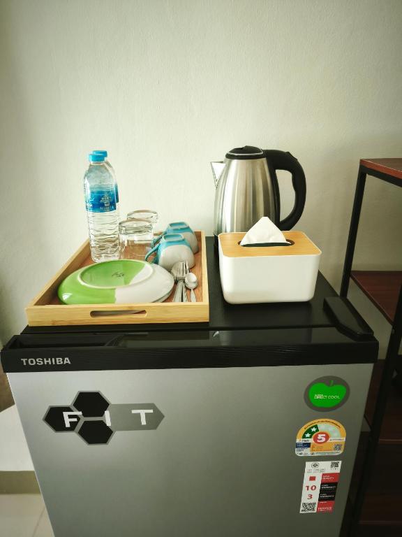 Cuisine ou kitchenette dans l'établissement The Secret Garden Homestay Koh Yao Yai