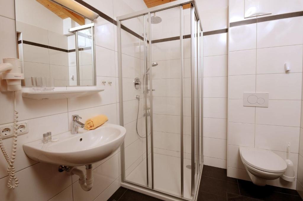 Koupelna v ubytování Maries Ferienhaus MAY-100