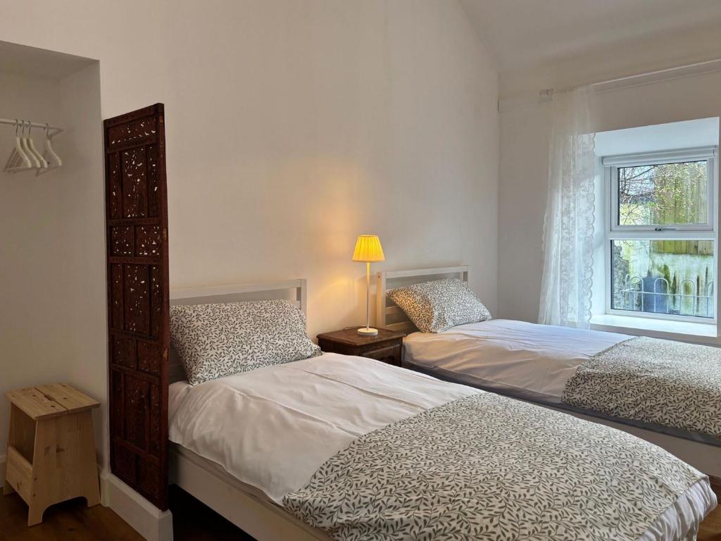 Postel nebo postele na pokoji v ubytování Apartment 481 - Clifden