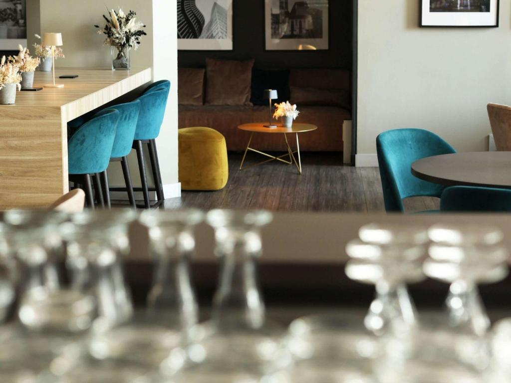 Uma área de estar em ibis Frankfurt Centrum