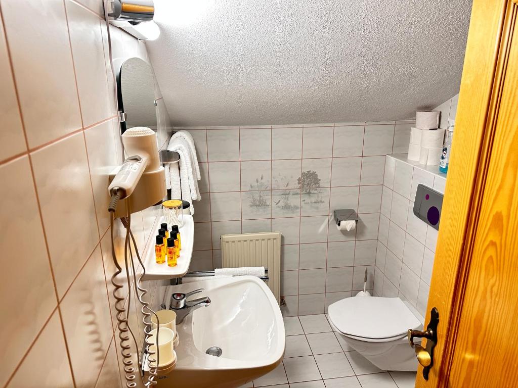 Kúpeľňa v ubytovaní Ferienwohnung Vesna & Alex