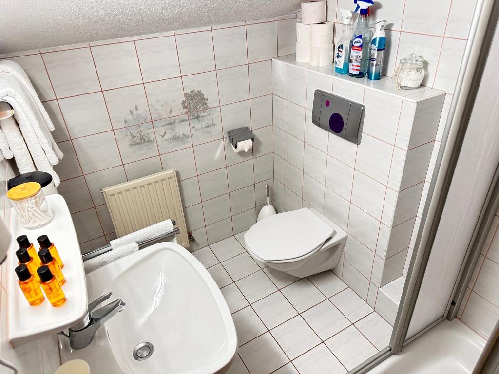 Kúpeľňa v ubytovaní Ferienwohnung Vesna & Alex