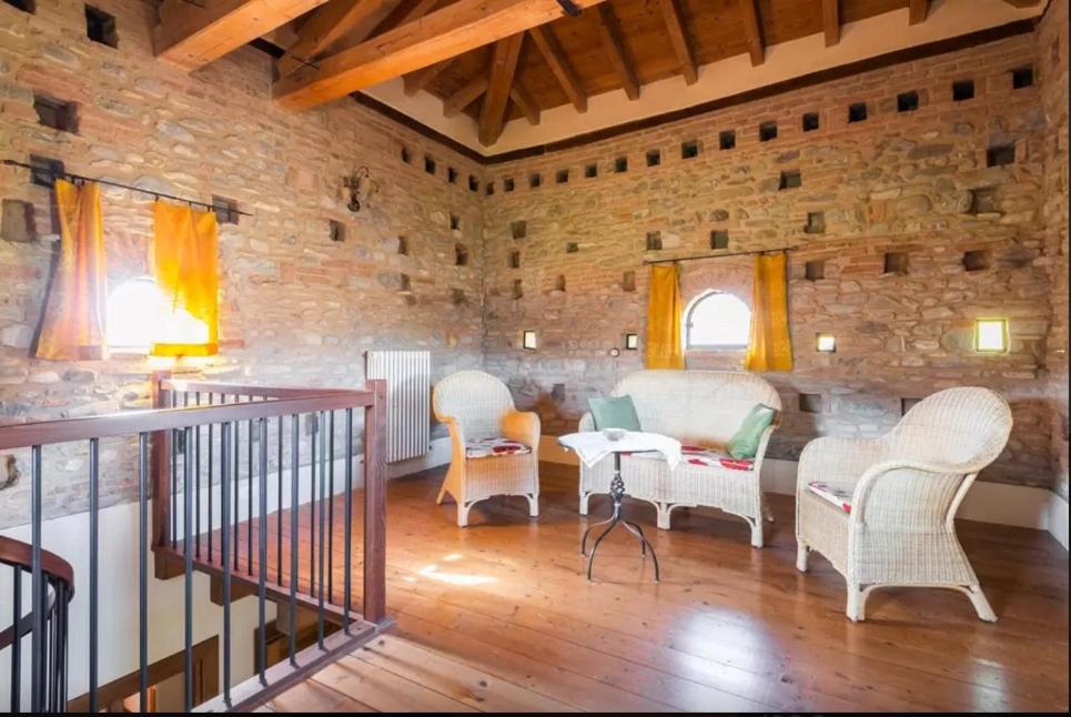 Część wypoczynkowa w obiekcie Agriturismo Ca' Bertu'