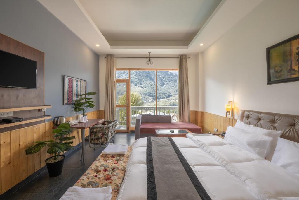 Echor Himalayan Heights Manali - Double Room With Mountain View