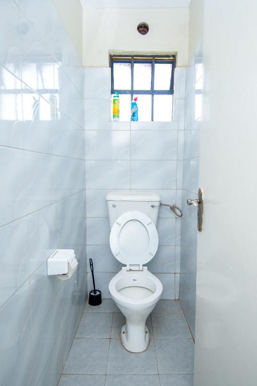 Koupelna v ubytování Blink comfort suite- Rhino