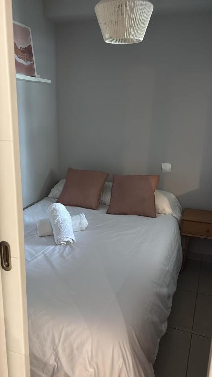 Postel nebo postele na pokoji v ubytování Apartamento Almar PLAYA DE LEVANTE