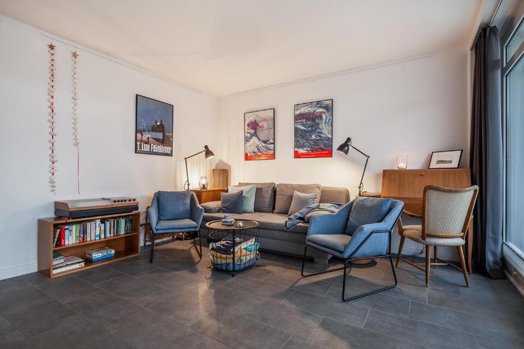Posezení v ubytování Haus Baltic App 114