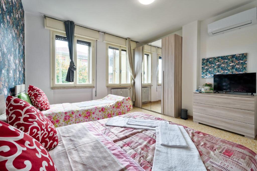 Postel nebo postele na pokoji v ubytování R & R Apartment