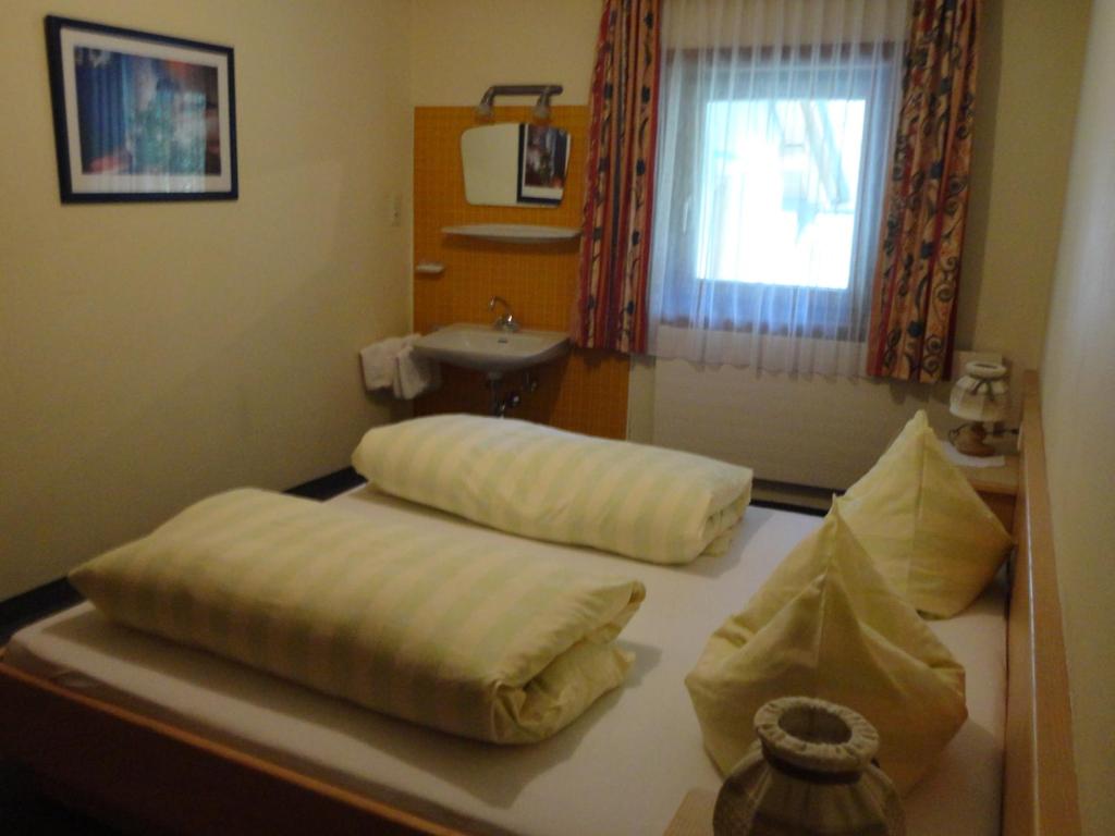 Postel nebo postele na pokoji v ubytování Haus Sageler