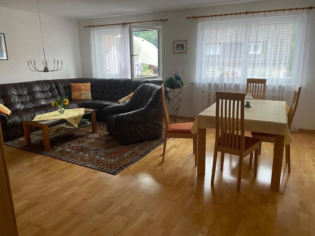 Posezení v ubytování Haus Rehm