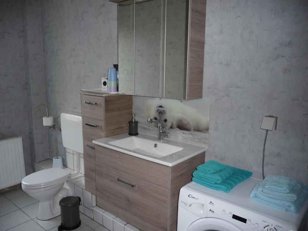 Bilik mandi di Wohnung "Niedersachsen"