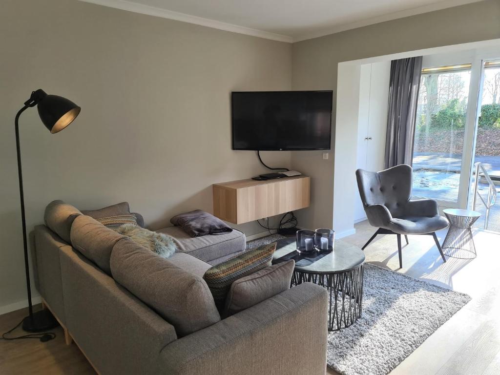Posezení v ubytování Loft 22