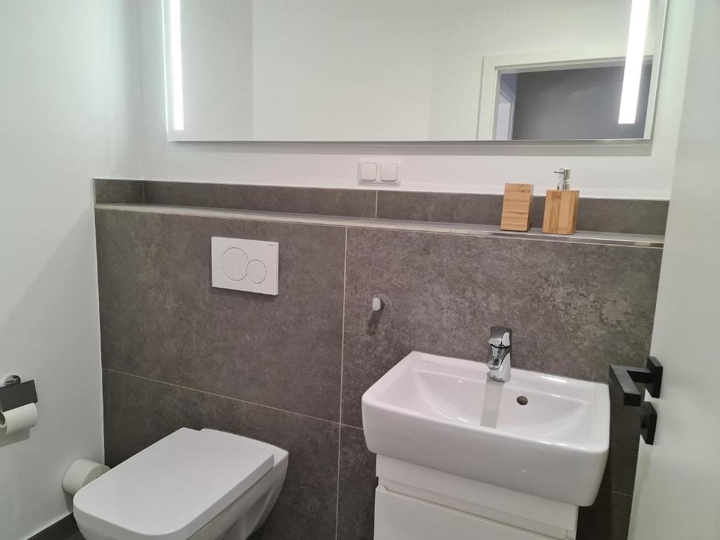 Koupelna v ubytování Loft 22