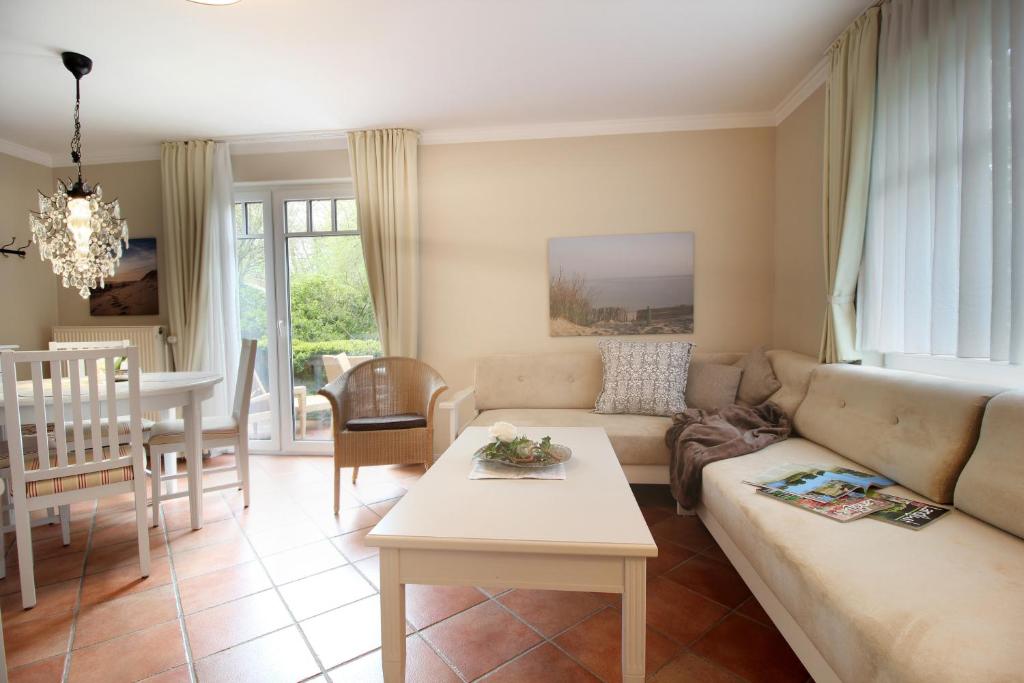 Posezení v ubytování Haus am Park Wohnung Nr2