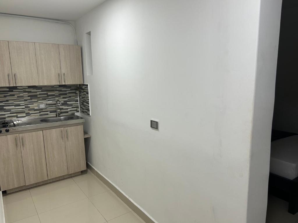 Kuchyň nebo kuchyňský kout v ubytování Hotel Ciento Once Boutique Laureles