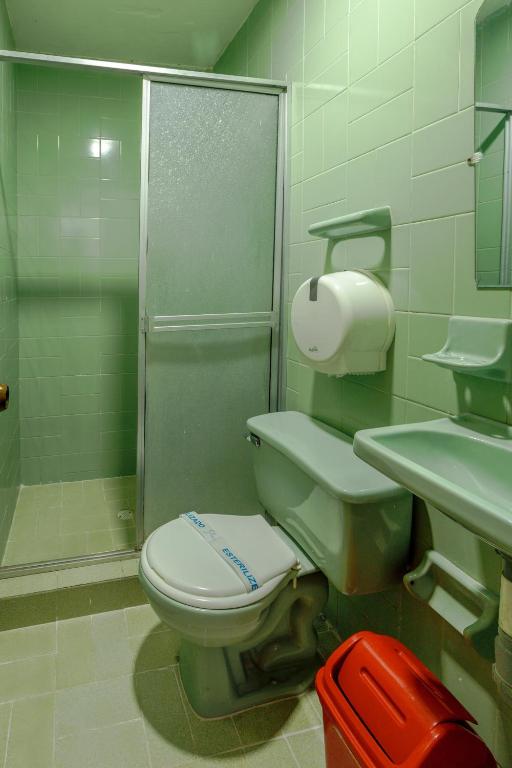 Koupelna v ubytování Hospedaje Don Fermin