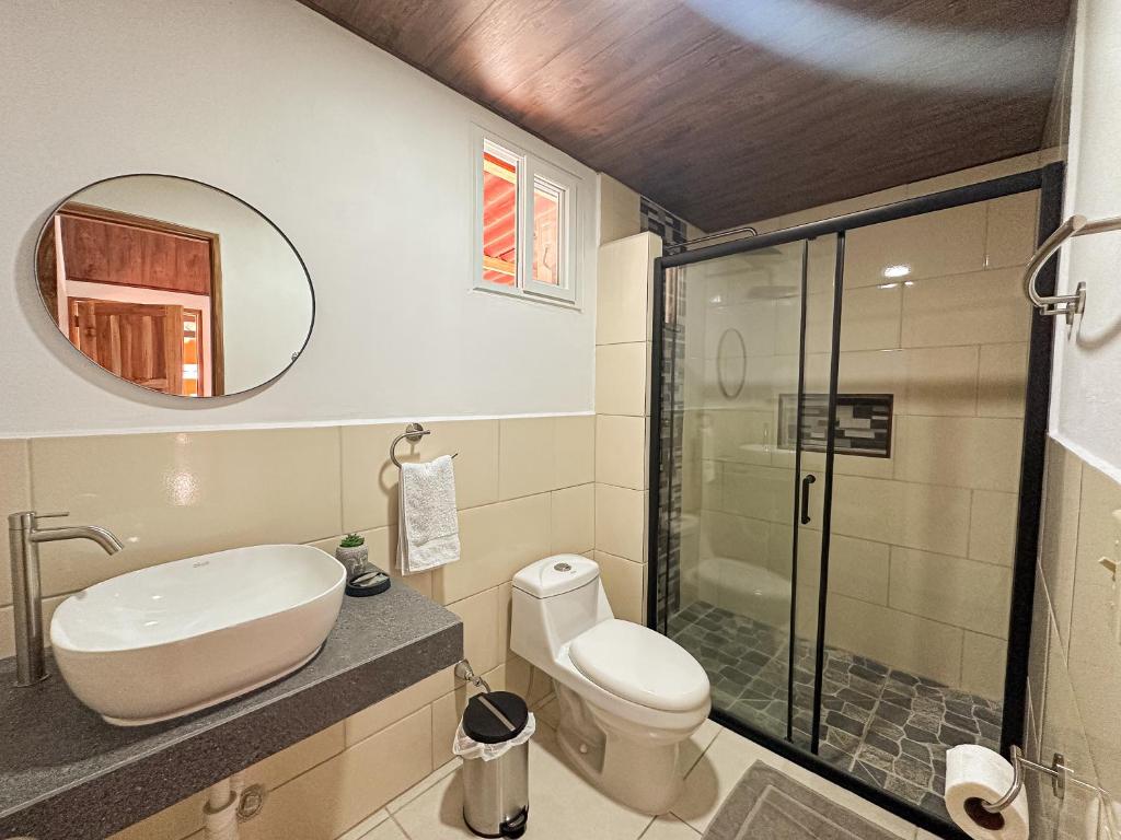 Koupelna v ubytování Hostal Familiar Rolo