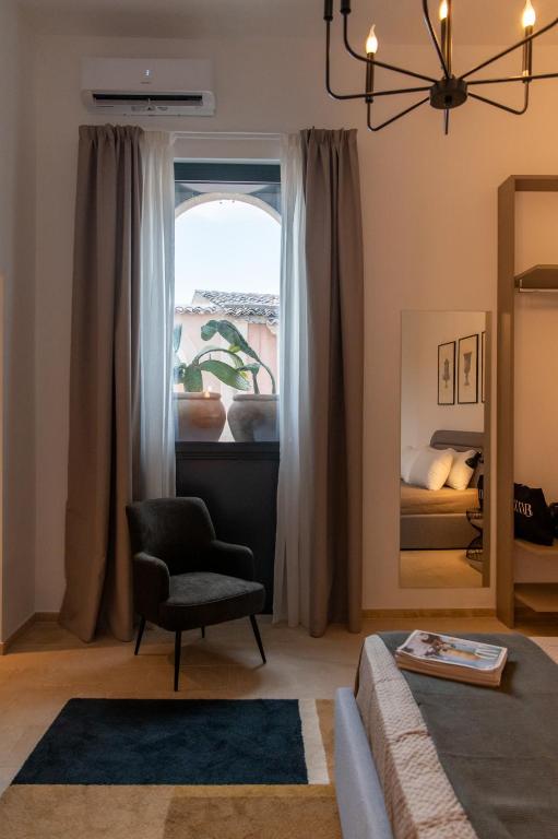 Postel nebo postele na pokoji v ubytování Palazzo Sottil