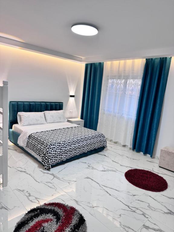 Postel nebo postele na pokoji v ubytování Restorant Hotel Nori