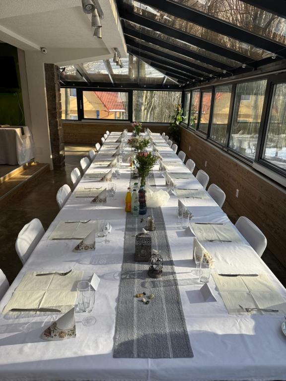 Restaurace v ubytování Penzión Modrý Dom