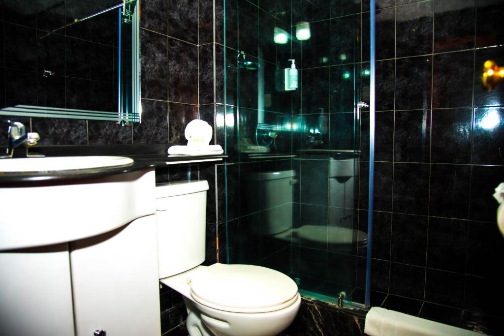 Koupelna v ubytování Hotel la Giralda