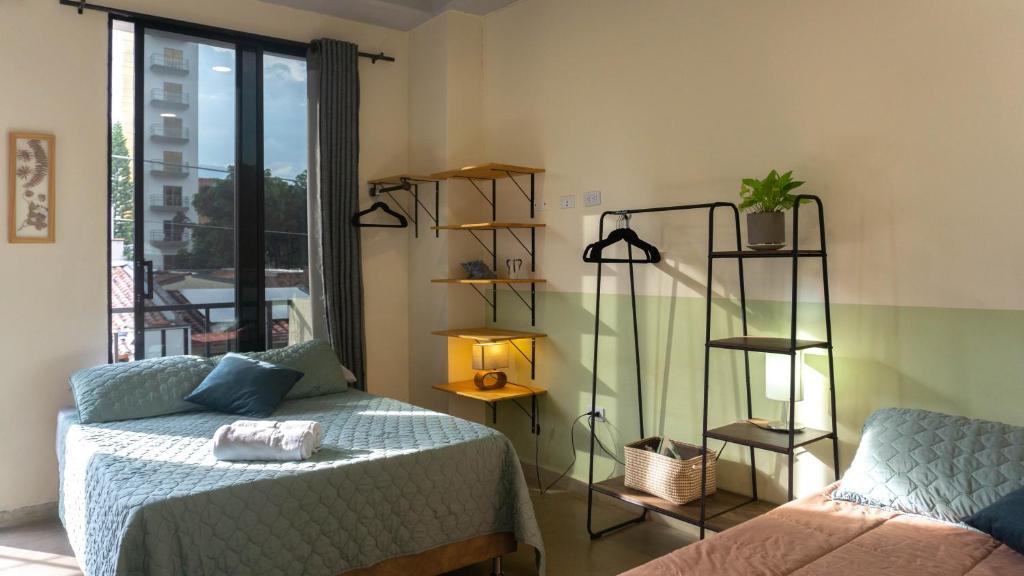 Postel nebo postele na pokoji v ubytování Selva House