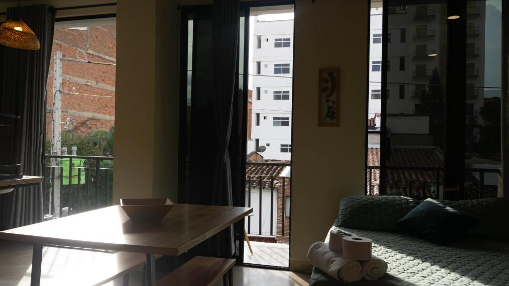 Posezení v ubytování Selva House
