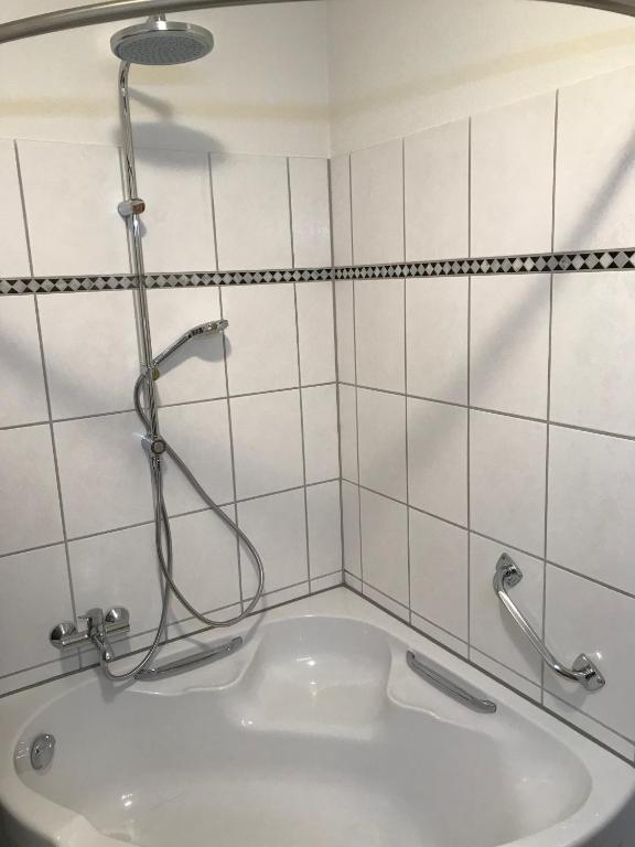 Koupelna v ubytování Ferienwohnung "Humburg", Strand und Stadt