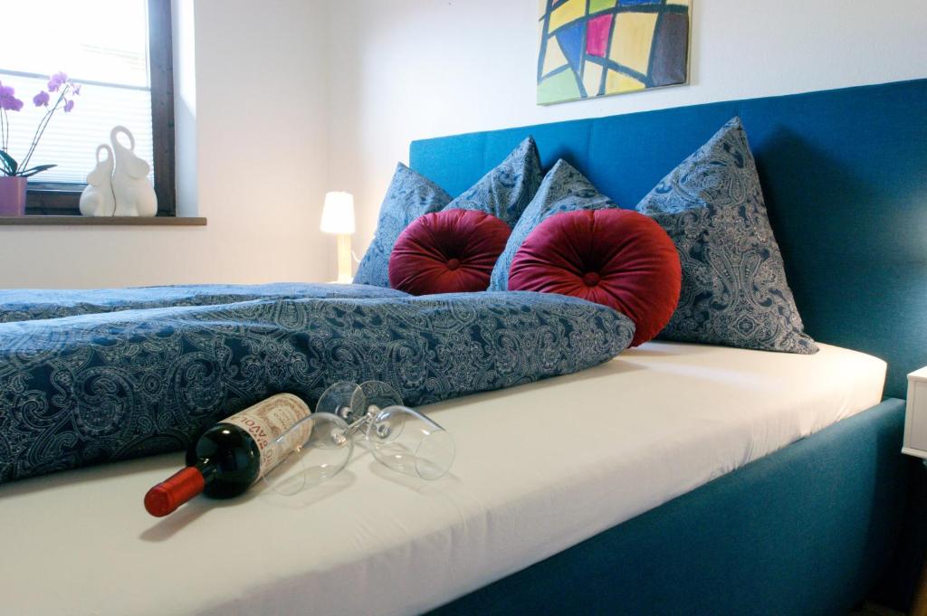 Postel nebo postele na pokoji v ubytování HauserA Appartement