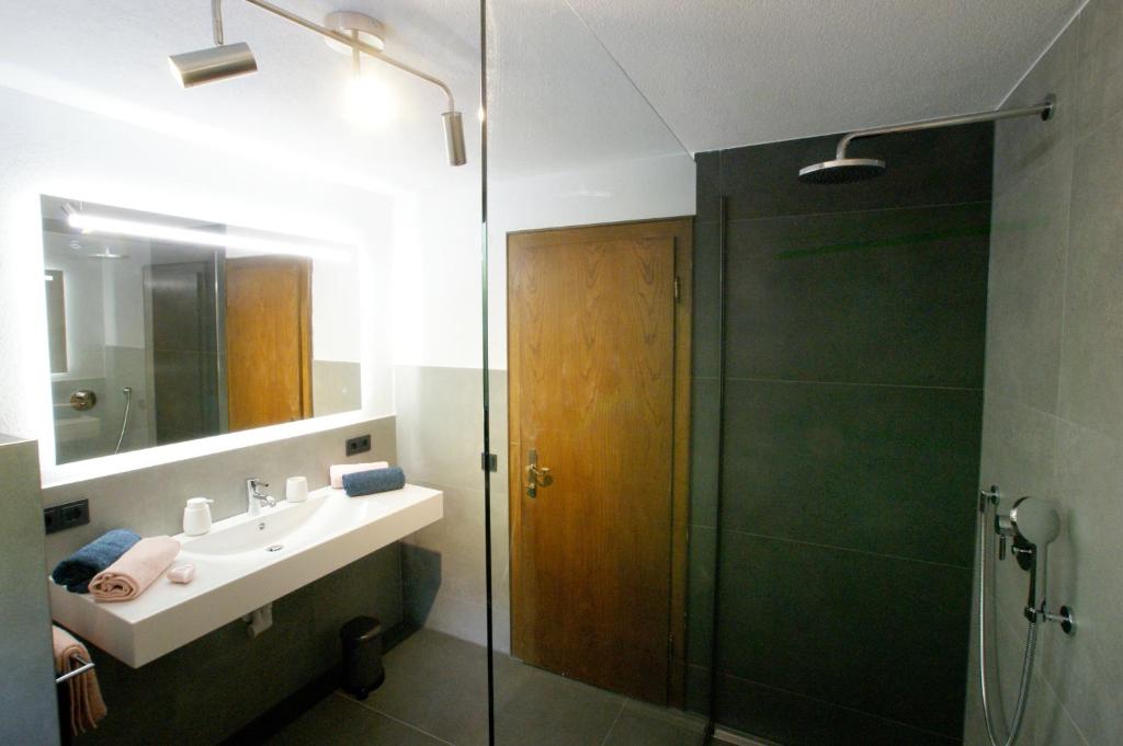 Koupelna v ubytování HauserA Appartement