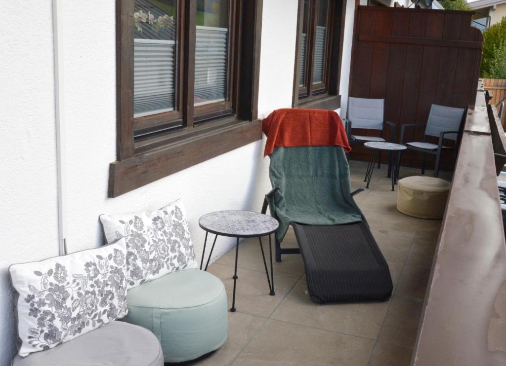 Posezení v ubytování HauserA Appartement