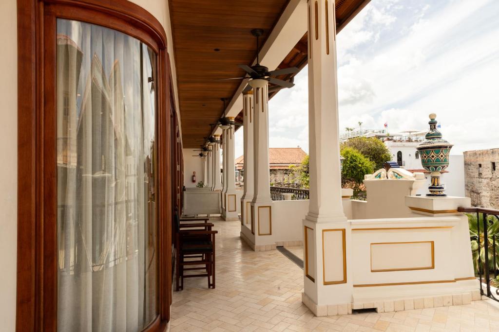 Balkón nebo terasa v ubytování Hotel Plaza Herrera