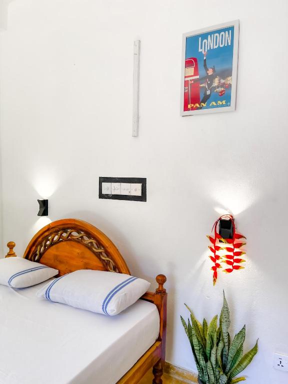 Postel nebo postele na pokoji v ubytování Summer lodge-Tangalle
