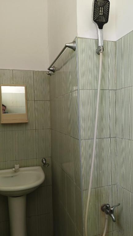 Koupelna v ubytování James Homestay