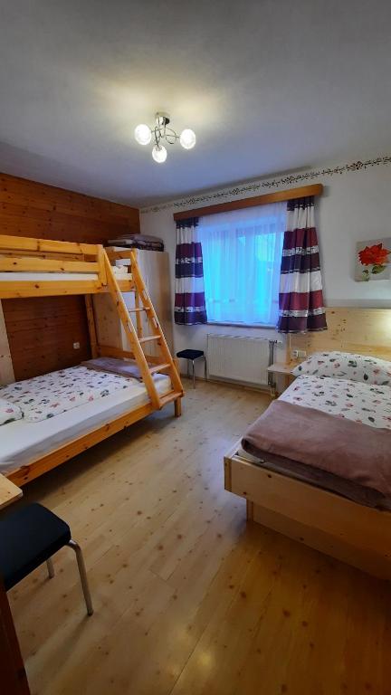 Postel nebo postele na pokoji v ubytování Urlaub am Bauernhof Gänser