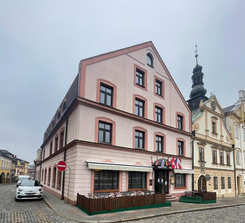 Budova, kde se hotel nachází