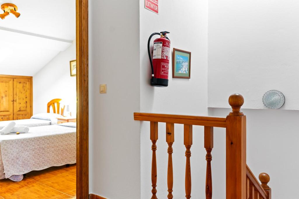 Postel nebo postele na pokoji v ubytování El Corral de Encima, megustarural
