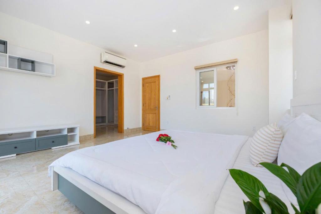 Postel nebo postele na pokoji v ubytování Lux Villa03