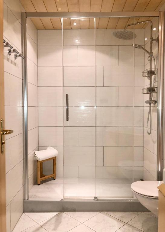 Koupelna v ubytování Rancho Laaxdeluxe