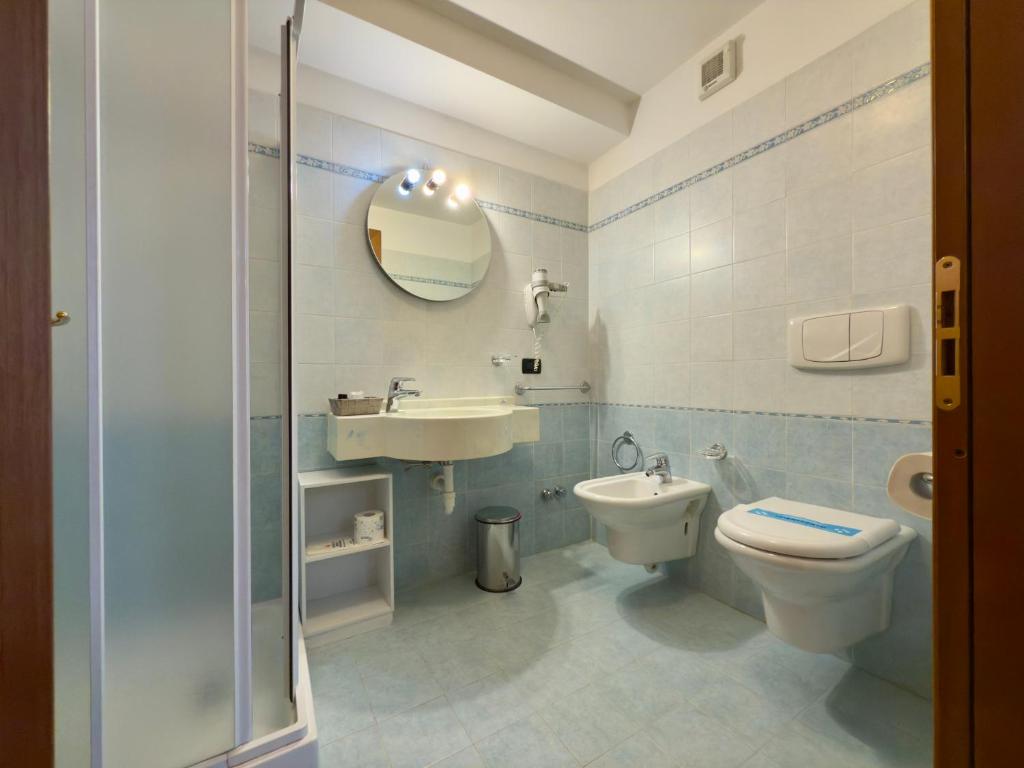 Koupelna v ubytování Hotel Dama Bianca