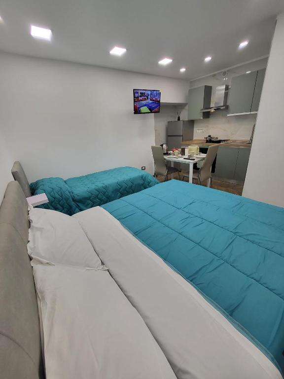 Televízia a/alebo spoločenská miestnosť v ubytovaní L'Approdo di Dante