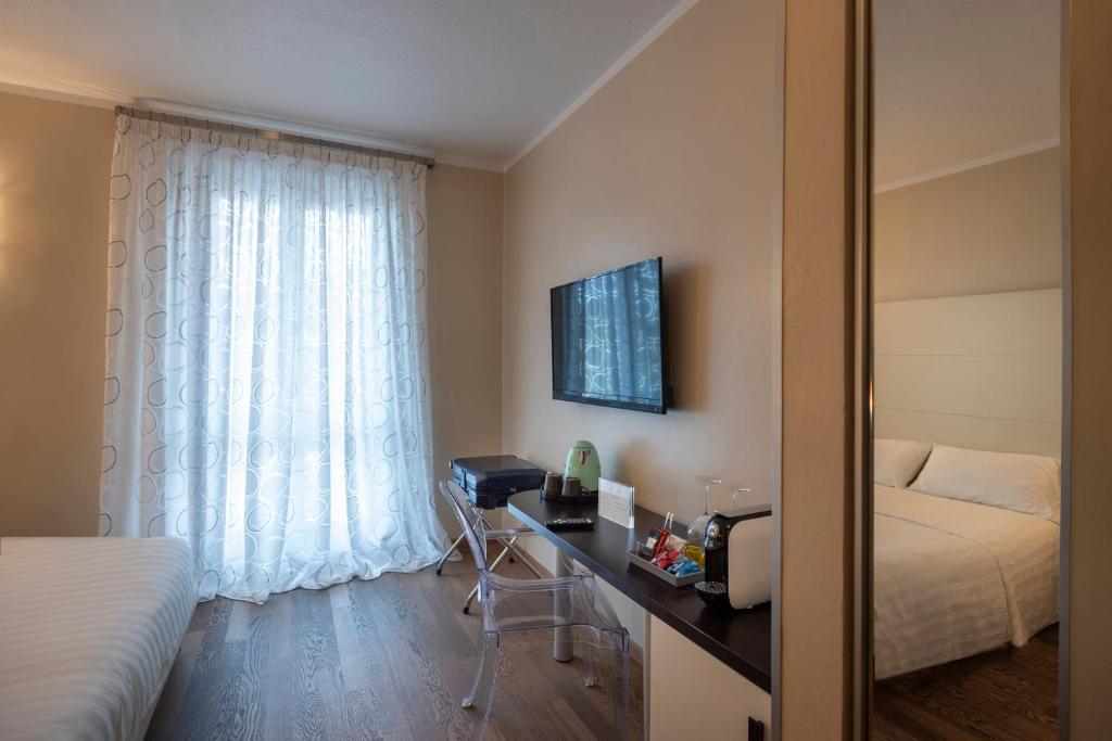 TV a/nebo společenská místnost v ubytování Casa Boffa