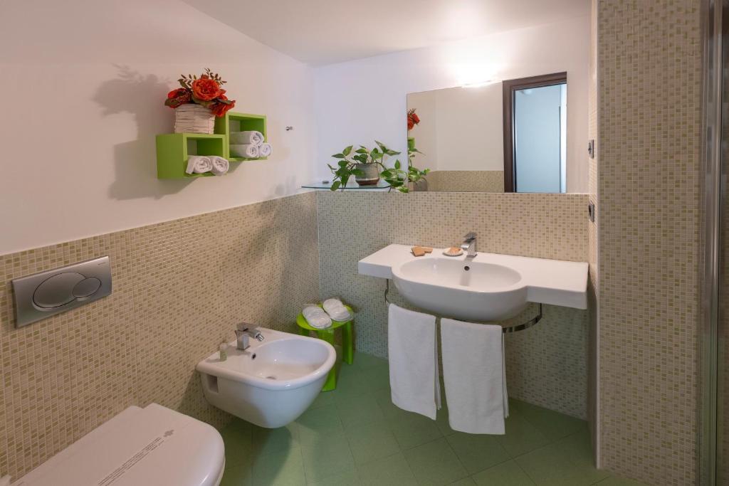 Koupelna v ubytování Casa Boffa