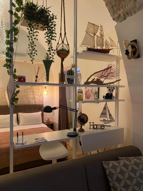 A bed or beds in a room at Cà de Mess