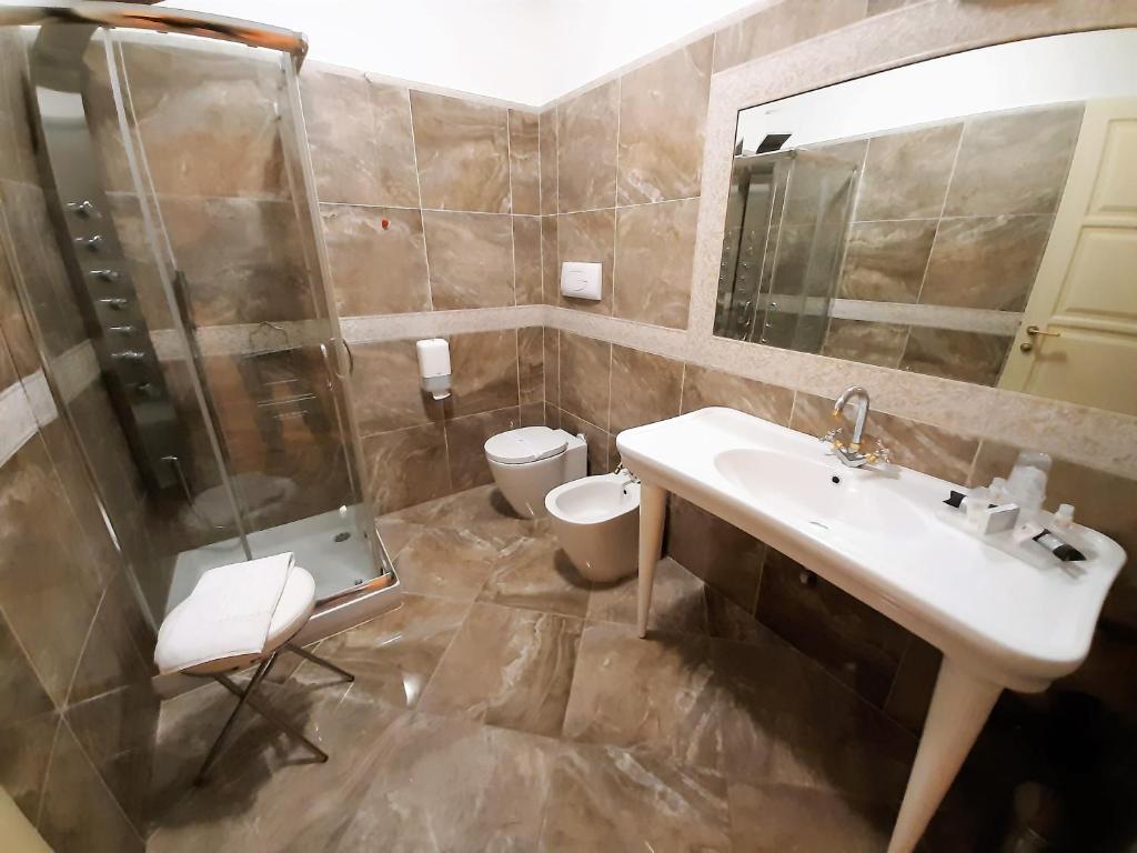 Koupelna v ubytování Regina di Saba - Hotel Villa per ricevimenti