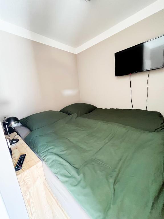TV a/nebo společenská místnost v ubytování Wohnung Hannes