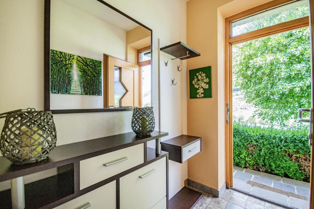 Kuchyň nebo kuchyňský kout v ubytování Gästehaus Wechselberger