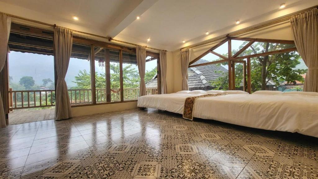 Mai Chau Moment Spa & Resort - 山景家庭房