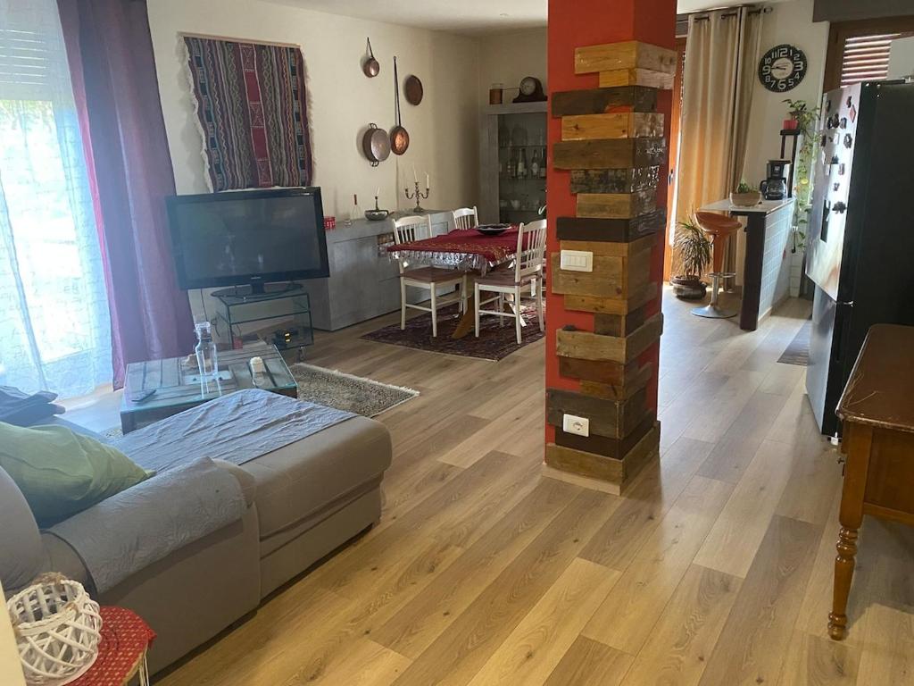 TV a/nebo společenská místnost v ubytování Comfortable