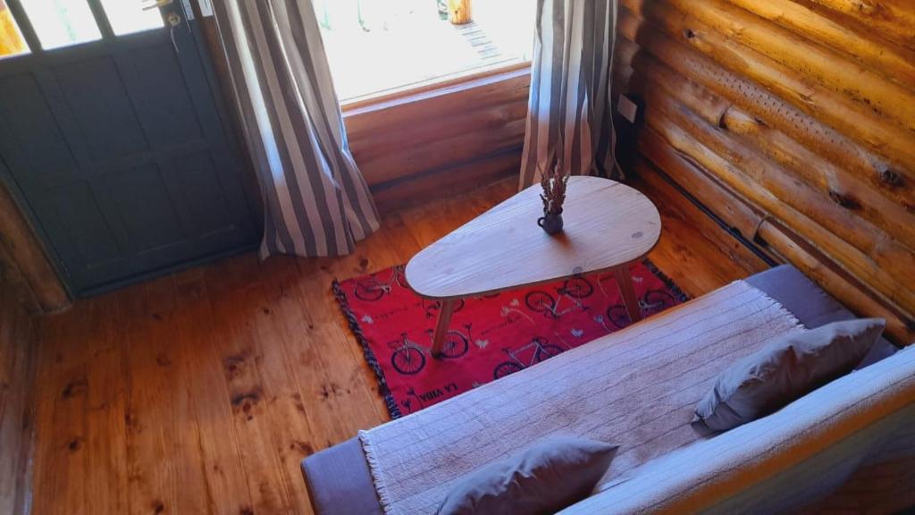 Postel nebo postele na pokoji v ubytování MoraNehuen